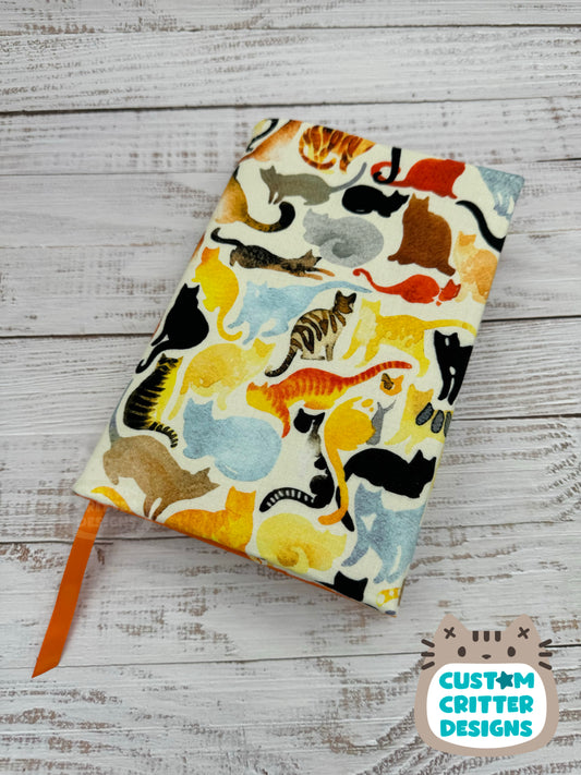 Watercolor Cats -  Adjustable Dust Jacket, Book Cover