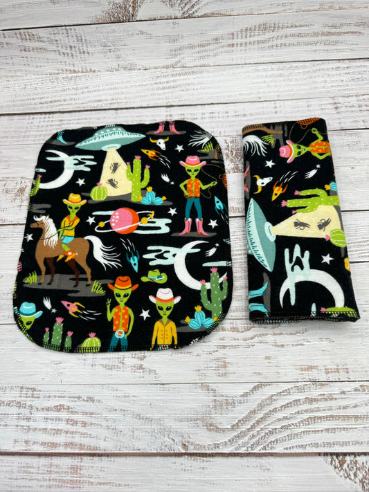 Yeehaw Aliens - Reusable Paperless Towels - 6 Pack