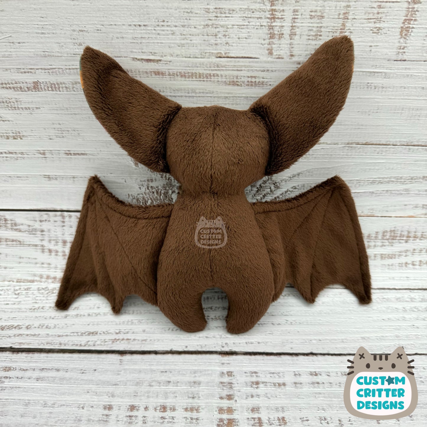 Teal Autumn Bat Plush