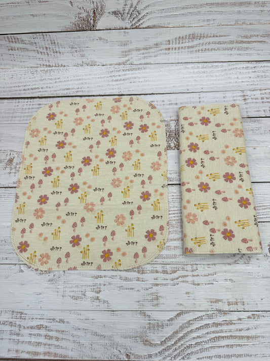 Bitty Mushrooms - Reusable Paperless Towels - 6 Pack