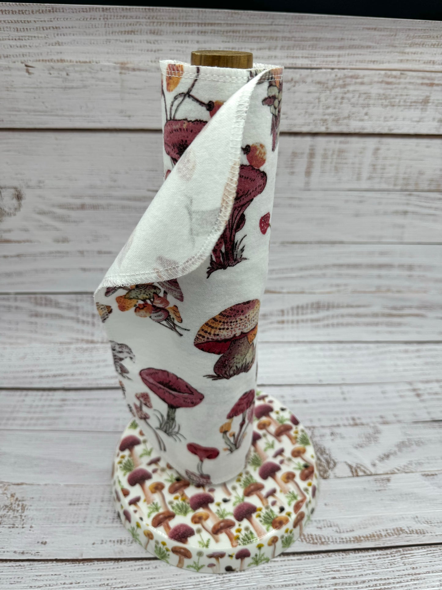 Mushrooms - Reusable Paperless Towels - 6 Pack