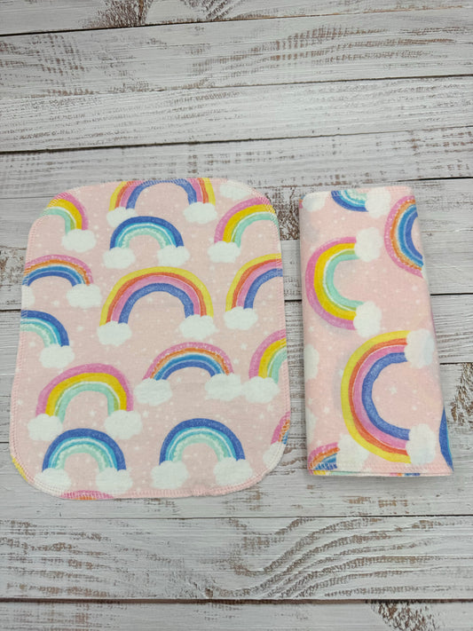 Happy Rainbows - Reusable Paperless Towels - 6 Pack