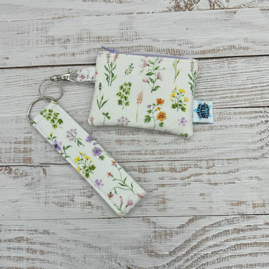 Wildflowers - Wristlet Keychain
