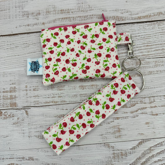Sweet Cherries - Wristlet Keychain