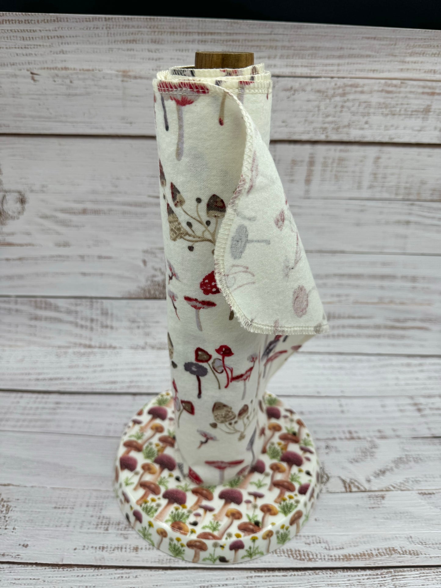 Mushroom Clusters - Reusable Paperless Towels - 6 Pack