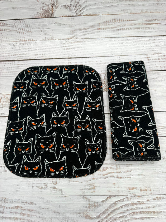 GITD Cats - Reusable Paperless Towels - 6 Pack