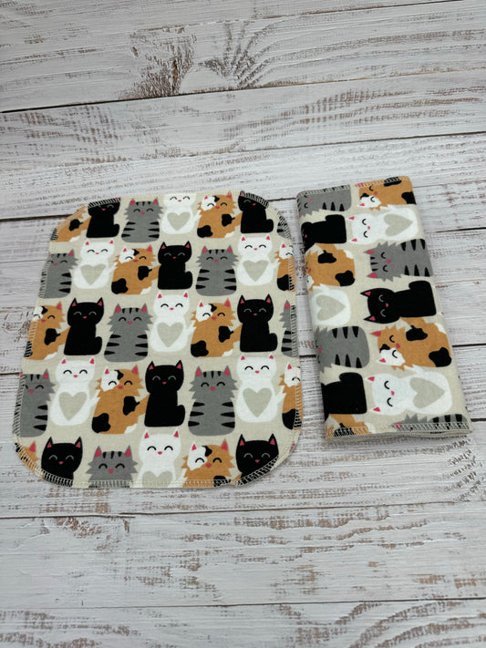Happy Kitties - Reusable Paperless Towels - 6 Pack