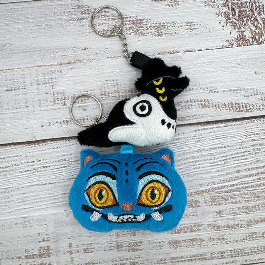 Derpy & Sussie Plush Keychain - K-Pop Demon Hunters