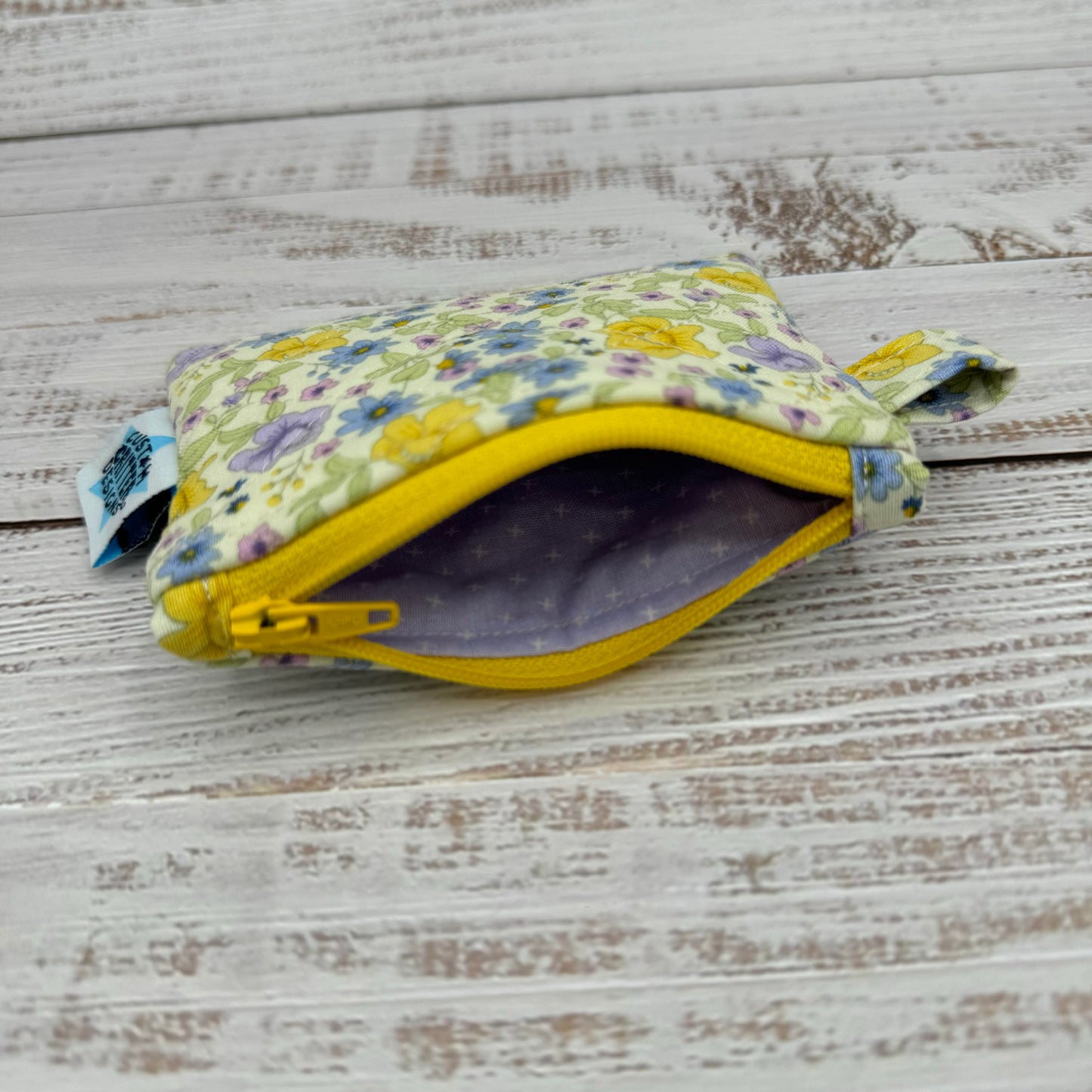 Ditsy Florals - Quilted Pouch - Coin Pouch - Keychain Clutch