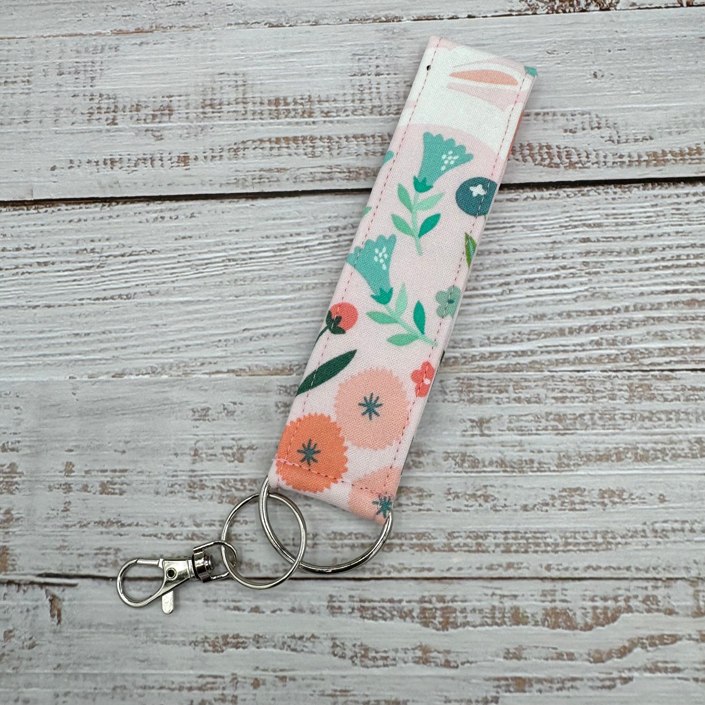 Spring Bunnies - Wristlet Keychain