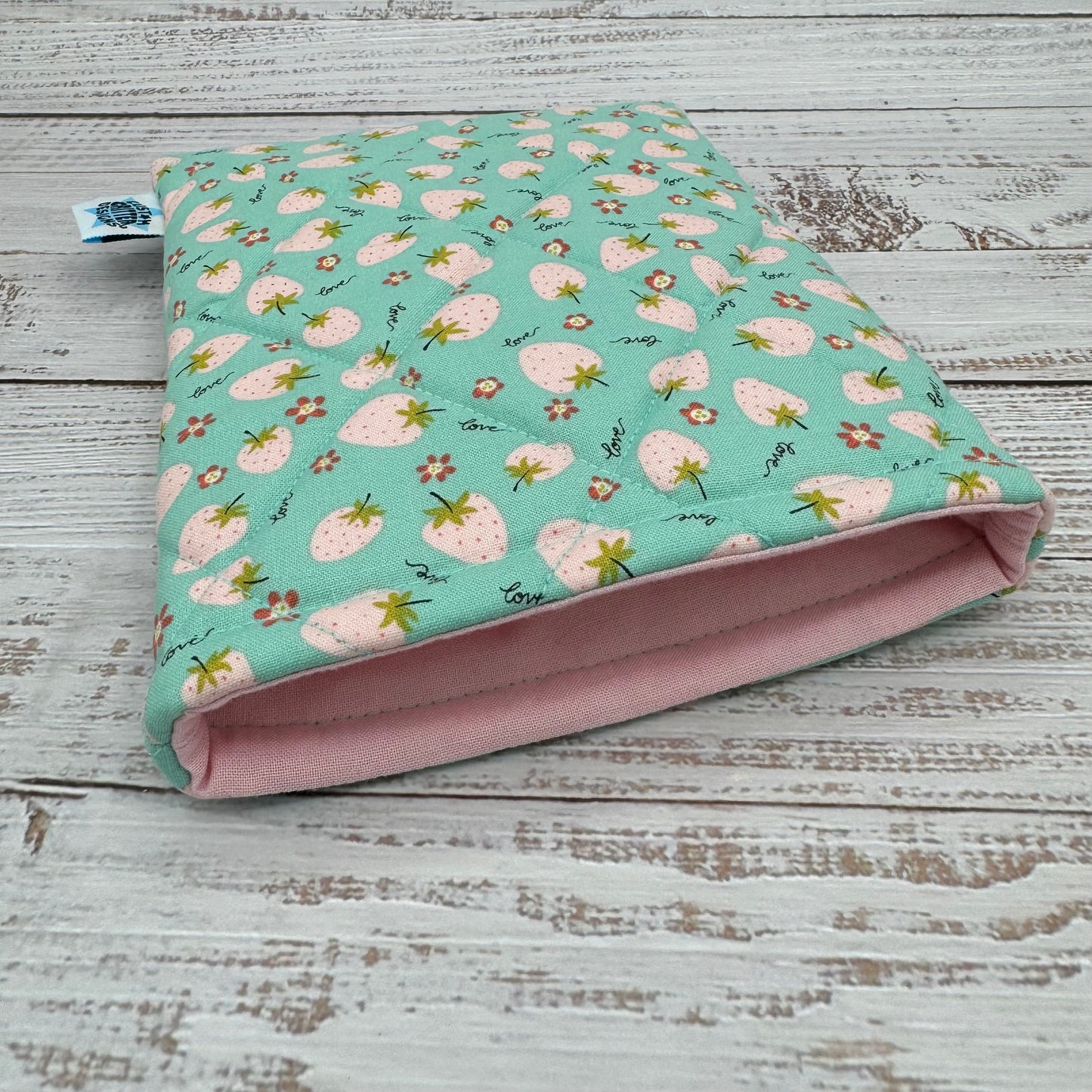 Pink Strawberries - Book Sleeve
