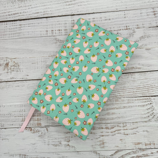 Pink Strawberries -  Adjustable Dust Jacket, Book Cover