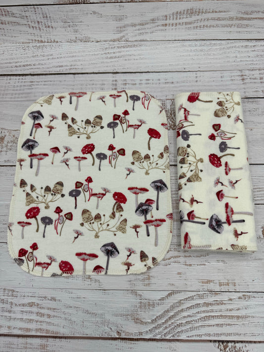 Mushroom Clusters - Reusable Paperless Towels - 6 Pack