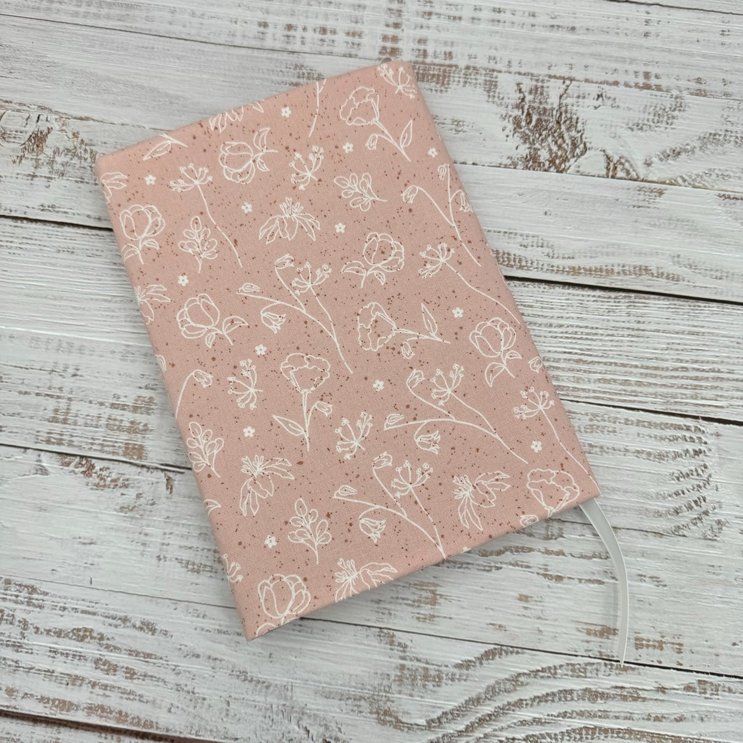 Dainty Pink Florals - Adjustable Dust Jacket, Book Cover