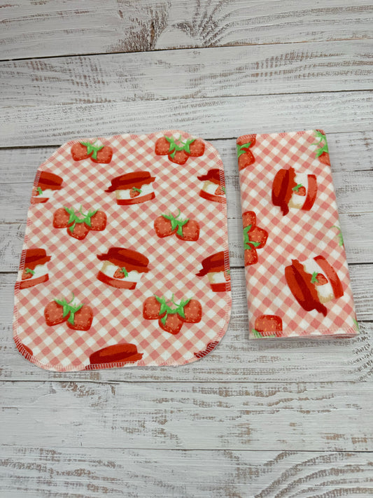 Strawberry Jam - Reusable Paperless Towels - 6 Pack