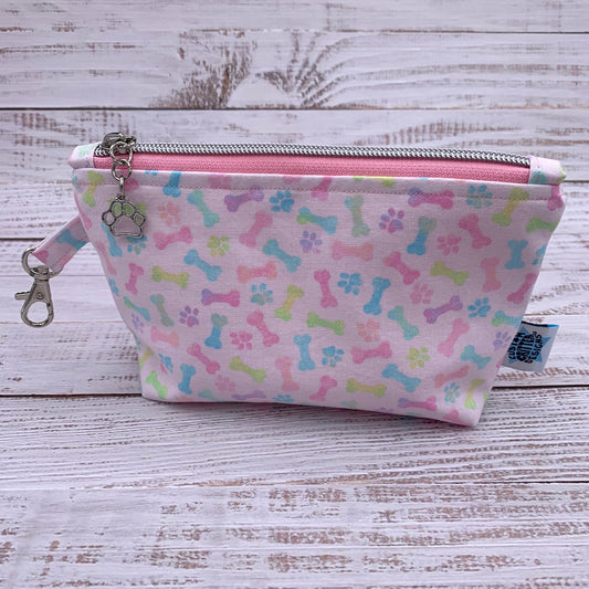 Pastel Dog Bones - Reusable Snack Bag