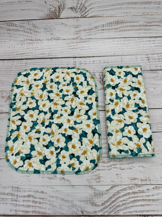 Magnolias - Reusable Paperless Towels - 6 Pack