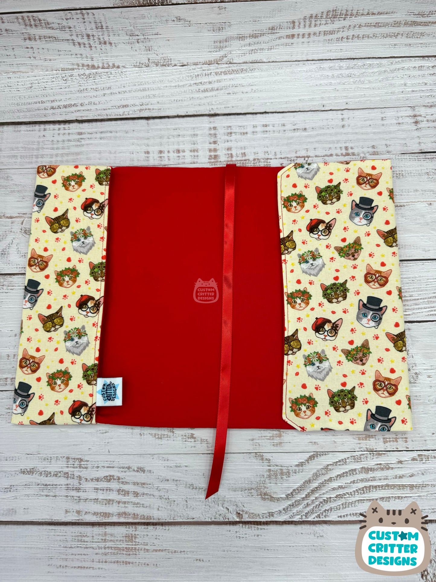 Flower Crown Cats - Adjustable Dust Jacket, Book Cover