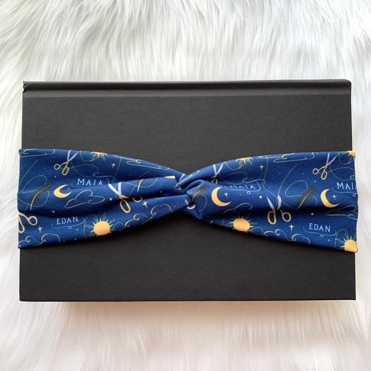 Maia & Edan Spin the Dawn - Faux Knot Headband & Scrunchies