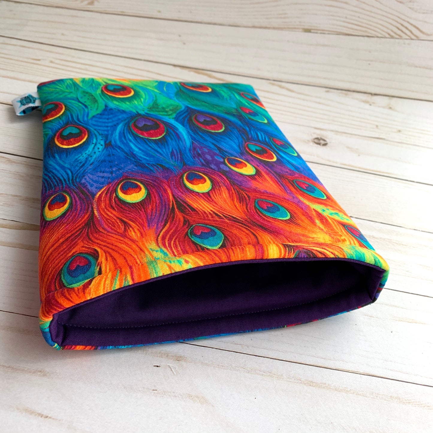 Peacock Feathers - Book Sleeve