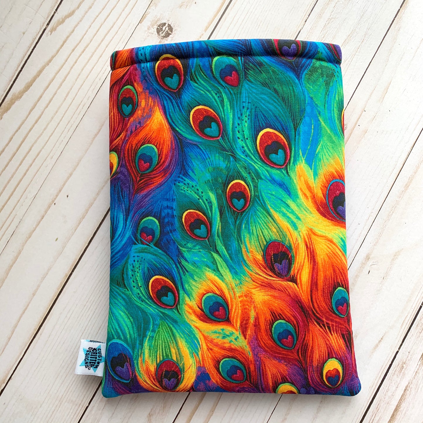 Peacock Feathers - Book Sleeve