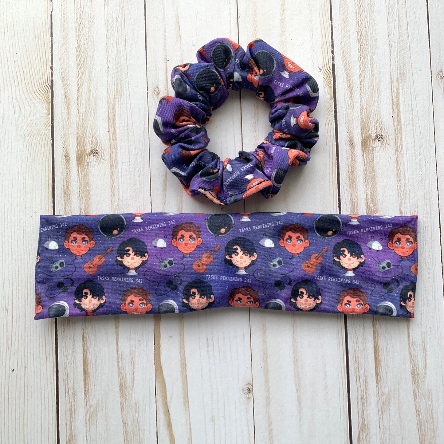 Tasks Remaining TDOU - Faux Knot Headband & Scrunchies