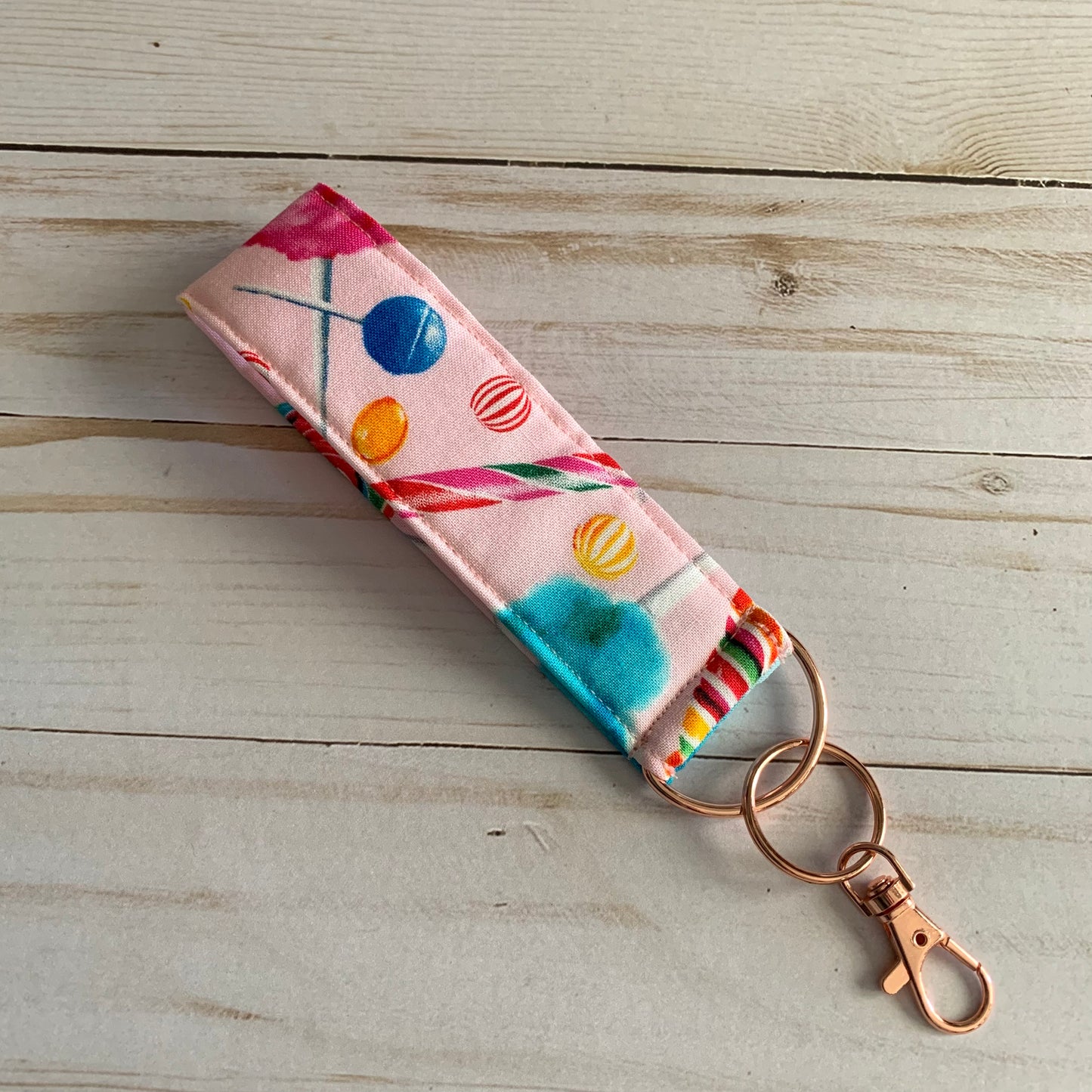 Cupcakes & Candy - Wristlet Keychain