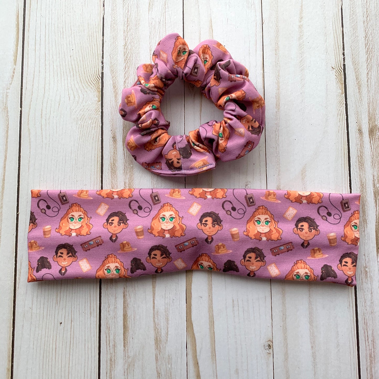Jane and August OLS - Faux Knot Headband & Scrunchies