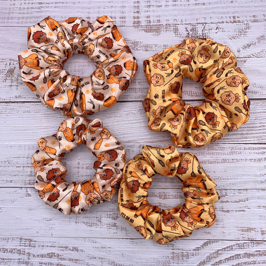 AFTG Andrew & Neil - Satin Scrunchies