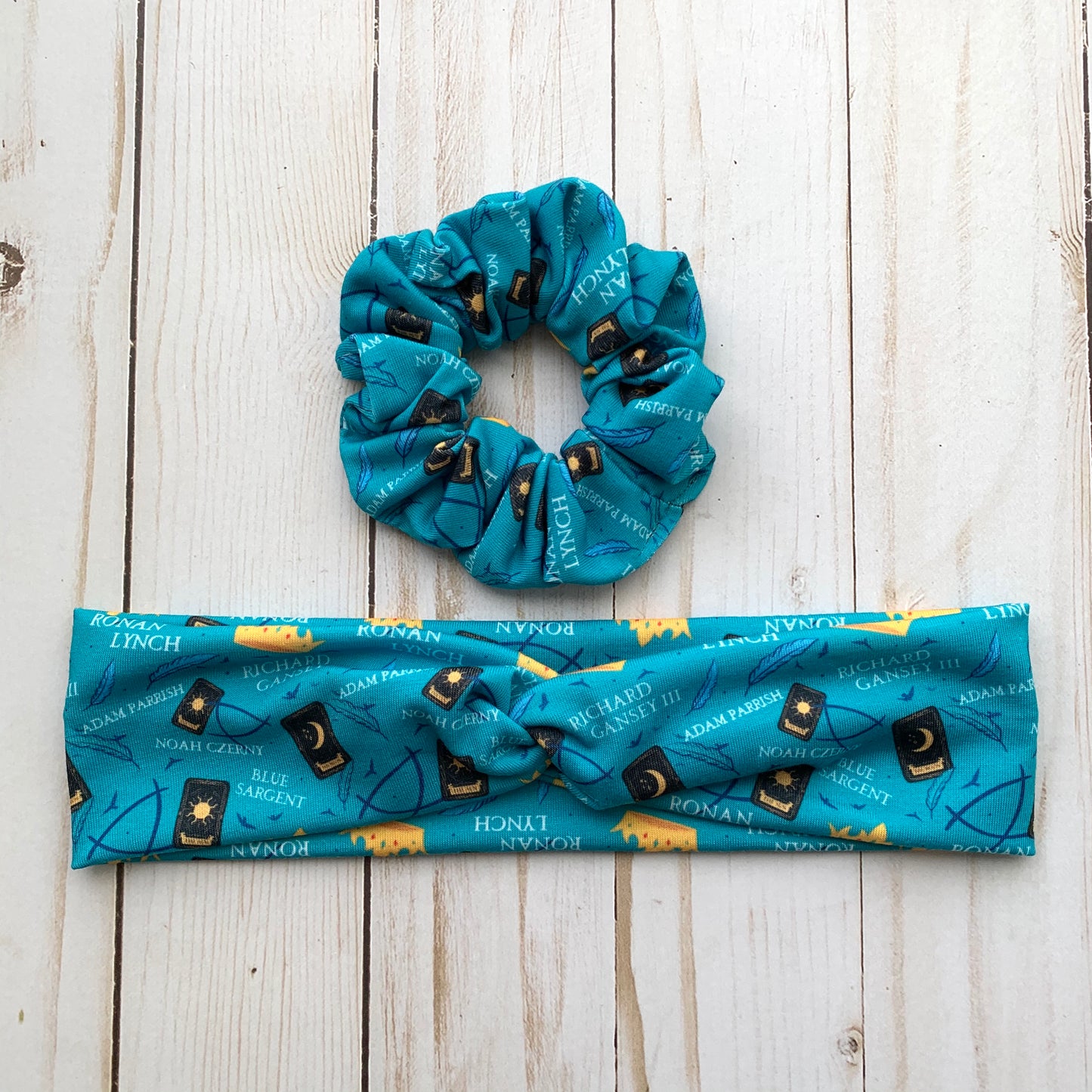 Raven Boys TRC - Faux Knot Headband & Scrunchies
