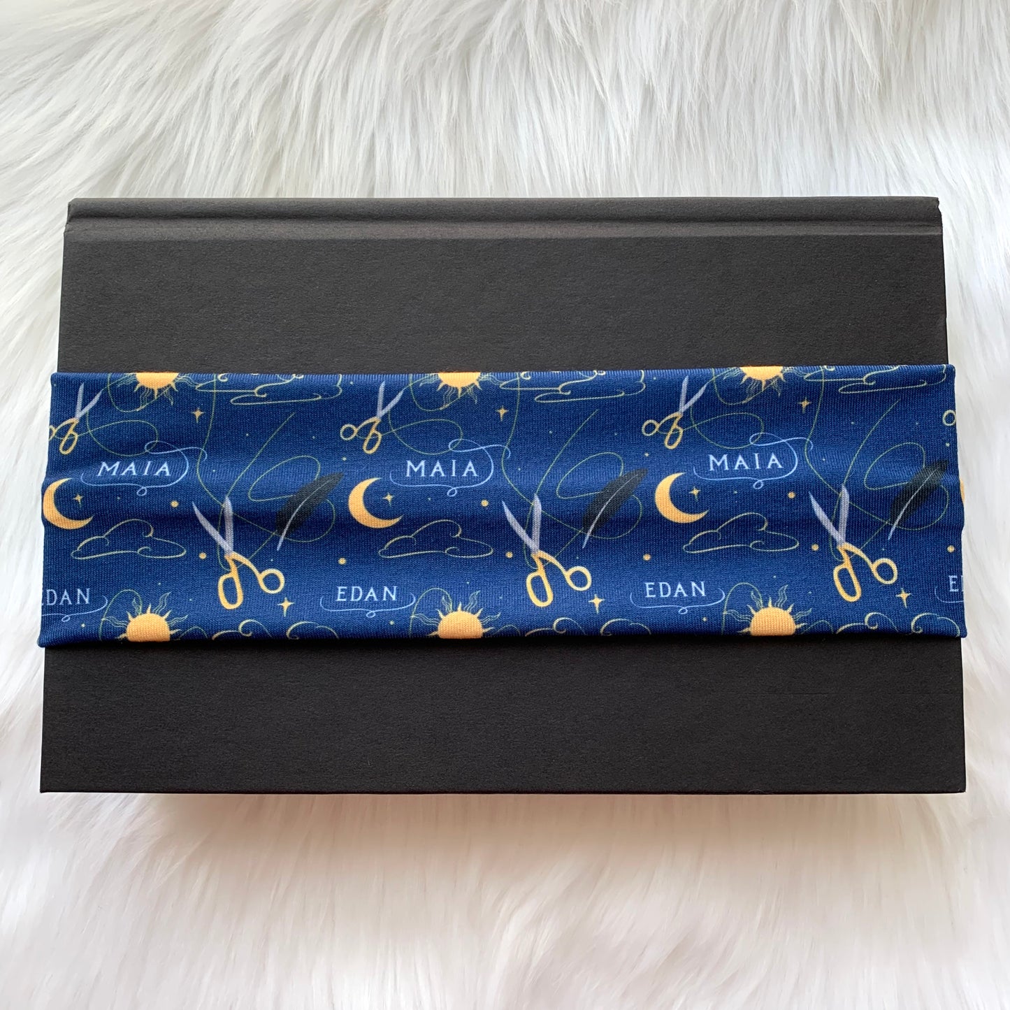 Maia & Edan Spin the Dawn - Faux Knot Headband & Scrunchies