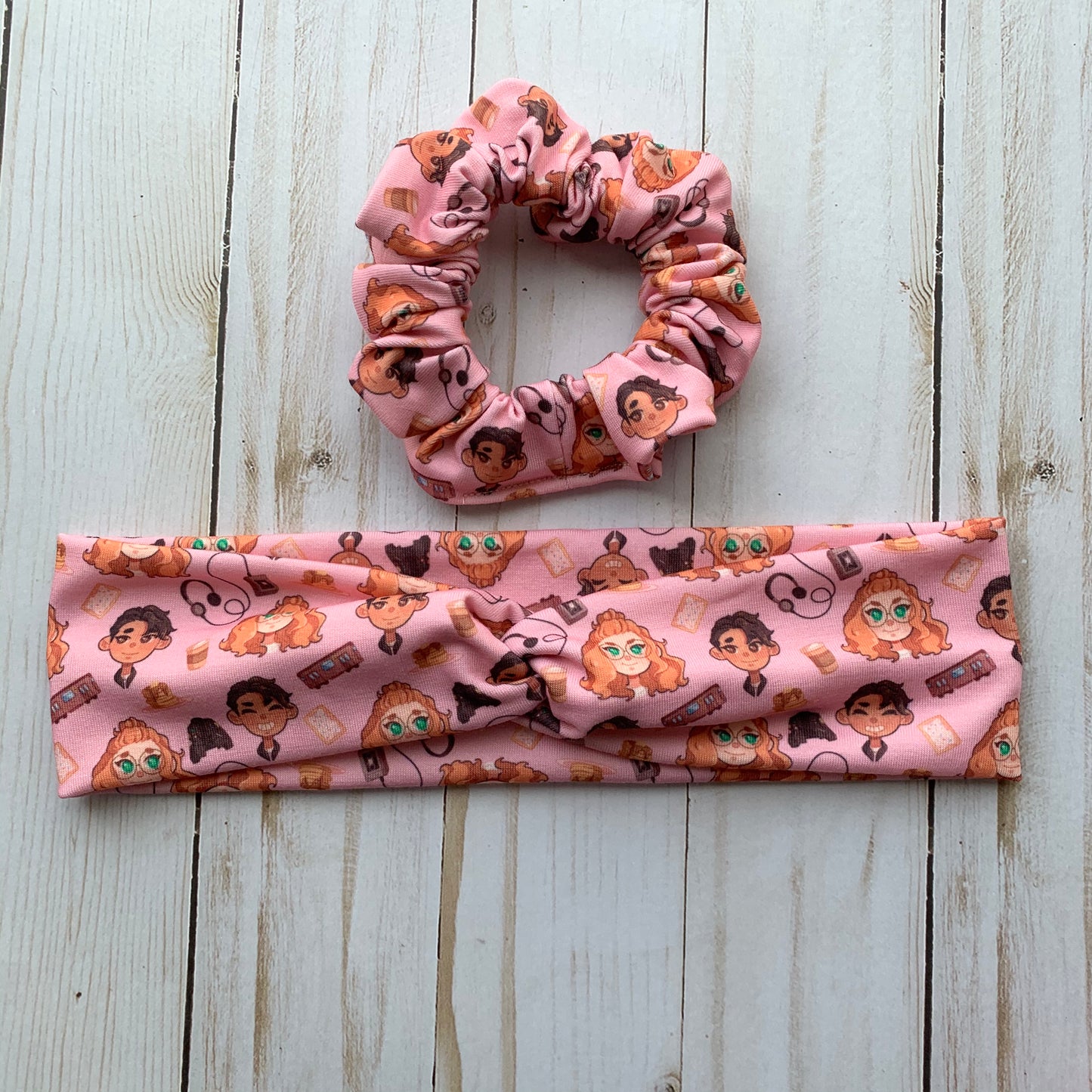 Jane and August OLS - Faux Knot Headband & Scrunchies