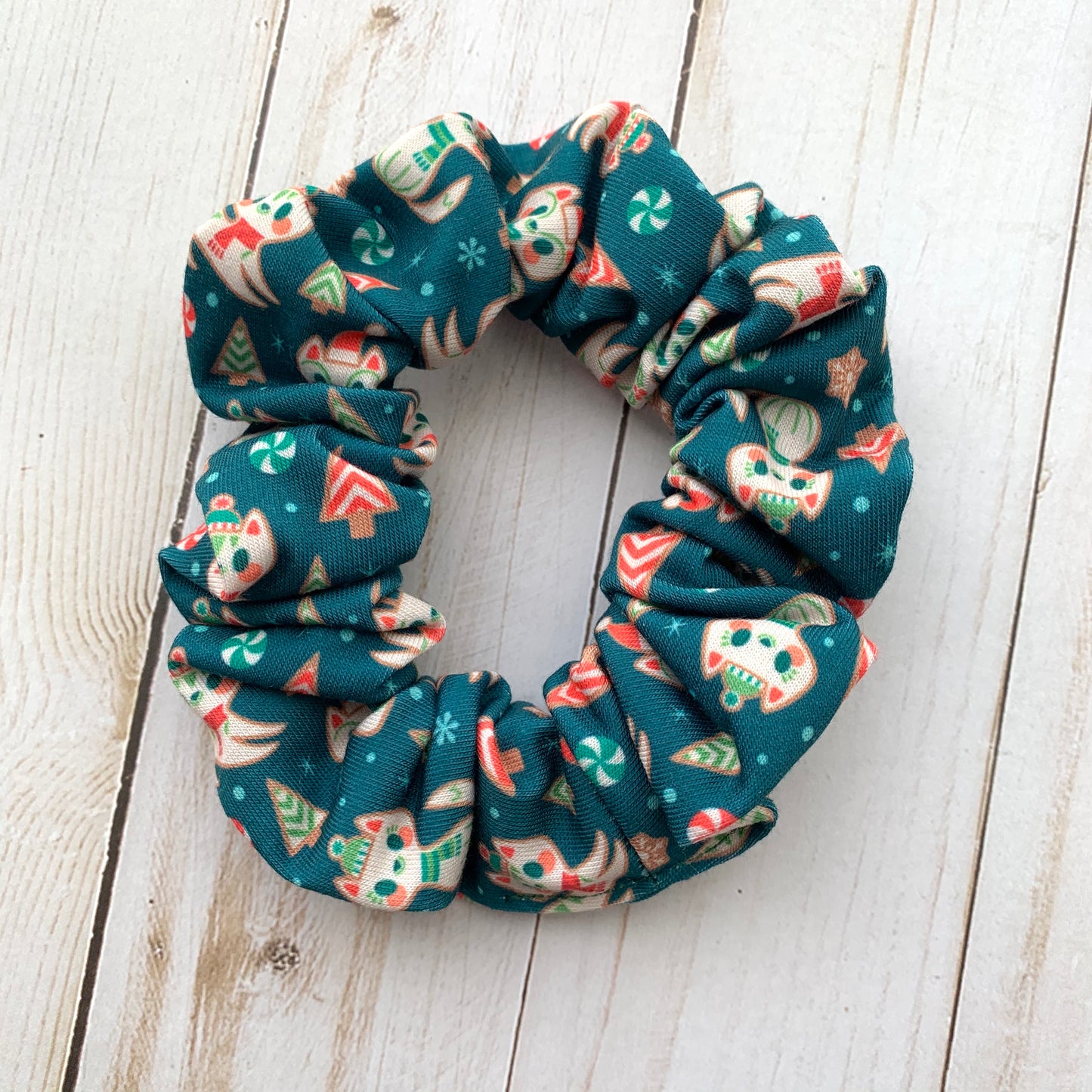 Gingerbread Kitties - Faux Knot Headband & Scrunchies