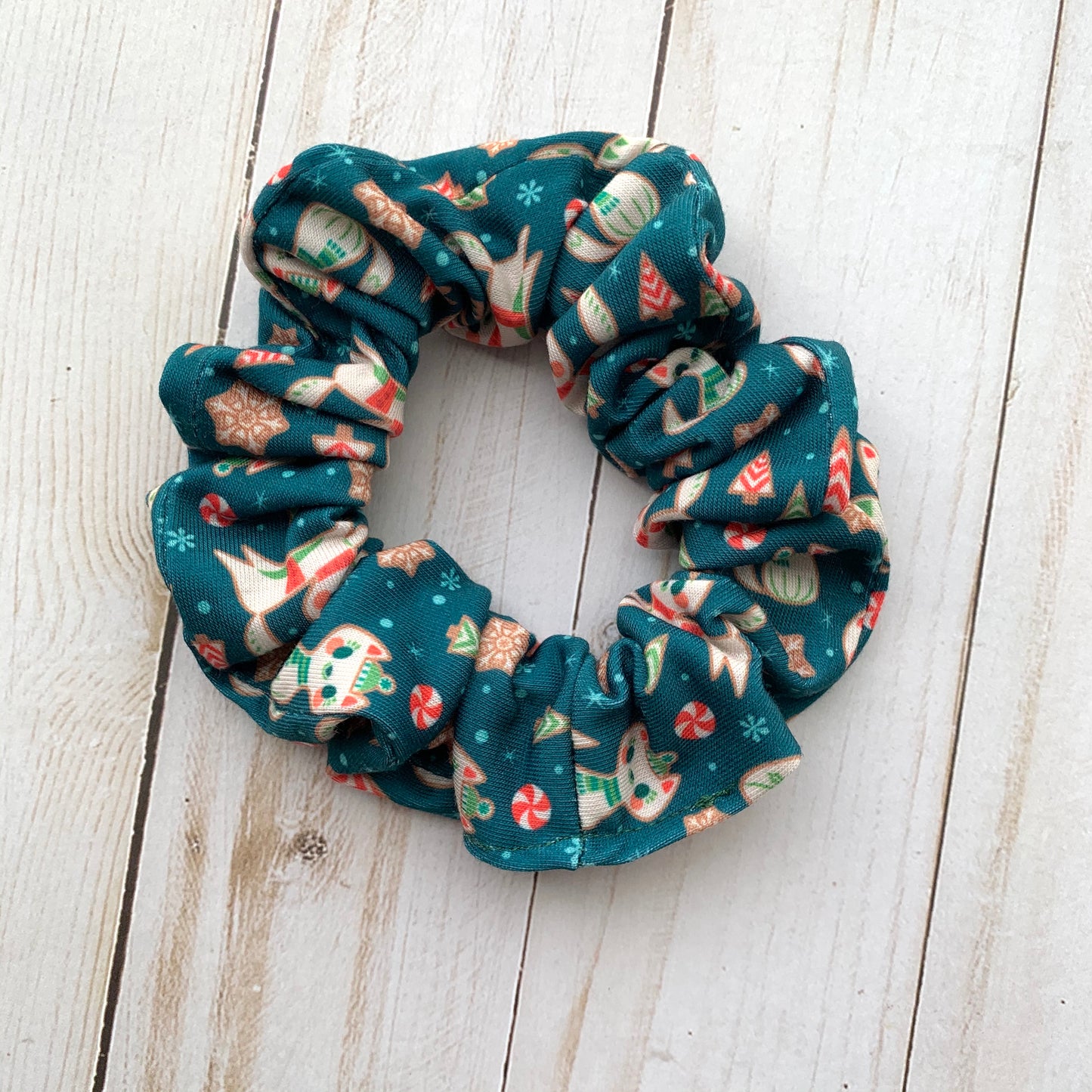 Gingerbread Kitties - Faux Knot Headband & Scrunchies