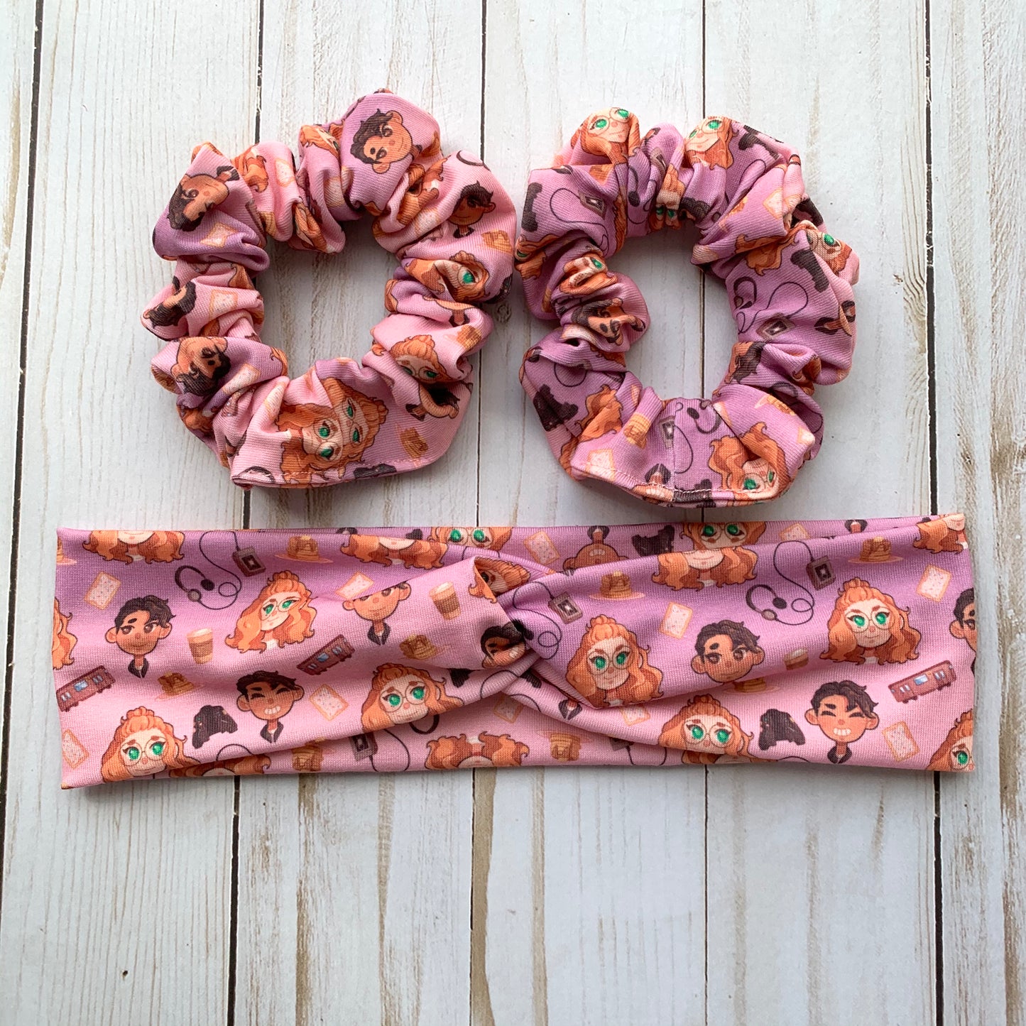 Jane and August OLS - Faux Knot Headband & Scrunchies