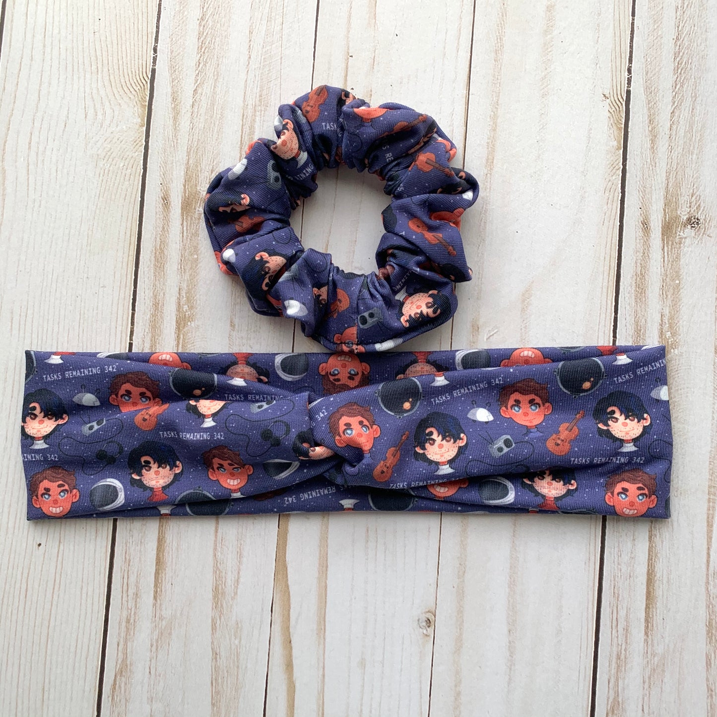 Tasks Remaining TDOU - Faux Knot Headband & Scrunchies