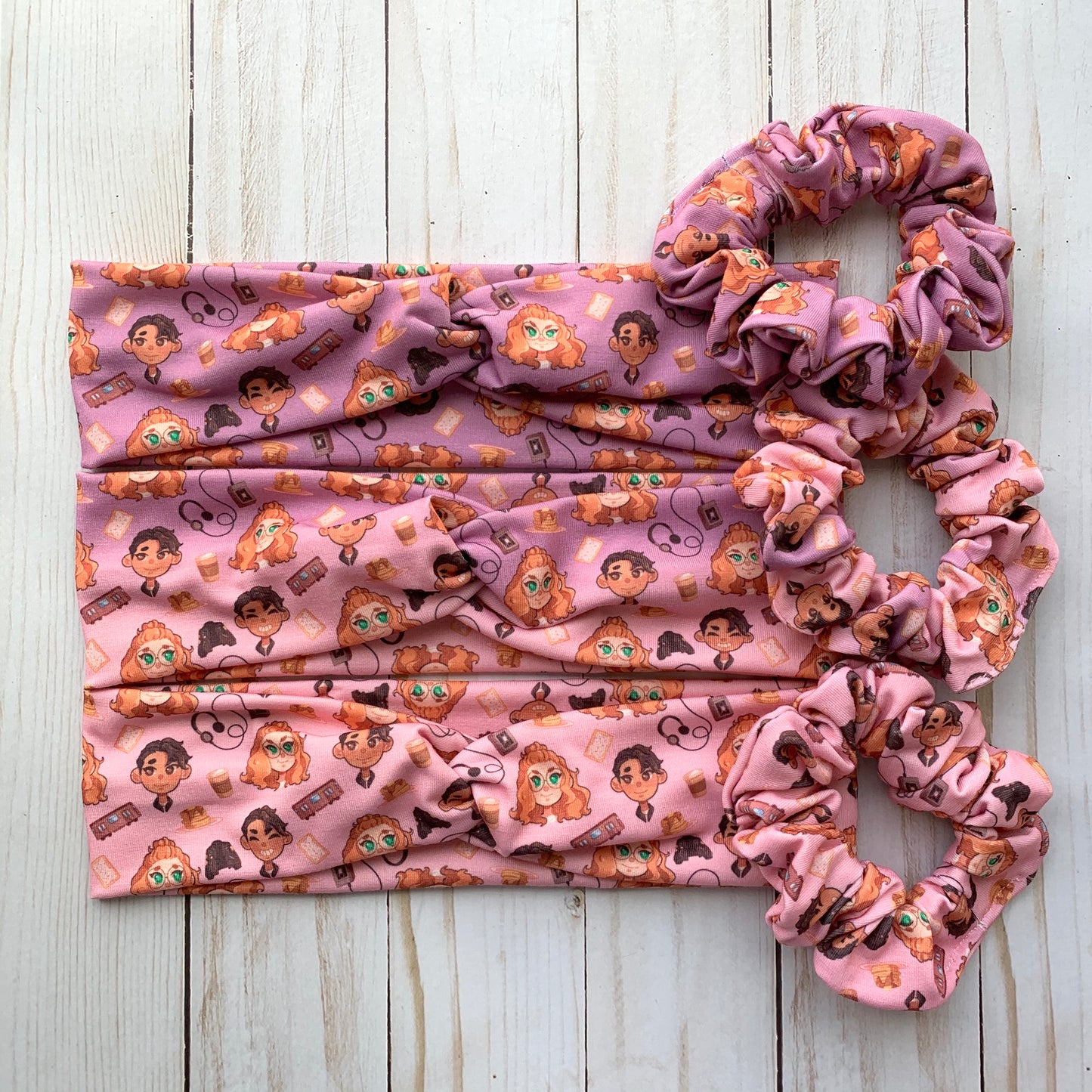 Jane and August OLS - Faux Knot Headband & Scrunchies