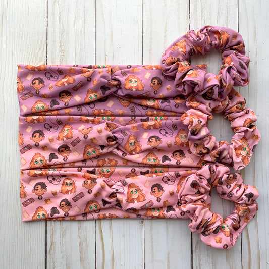 Jane and August OLS - Faux Knot Headband & Scrunchies