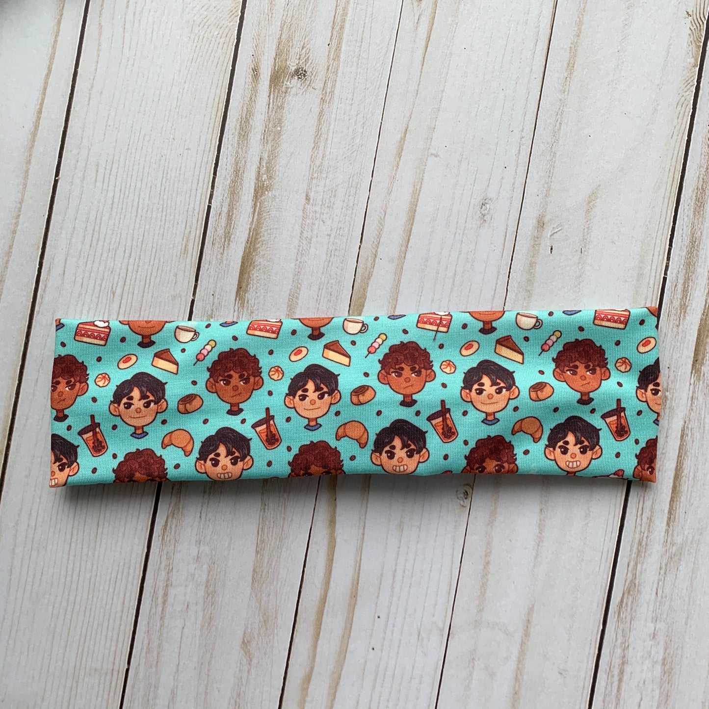 Cafe Con Lychee Collab - Faux Knot Headband & Scrunchies