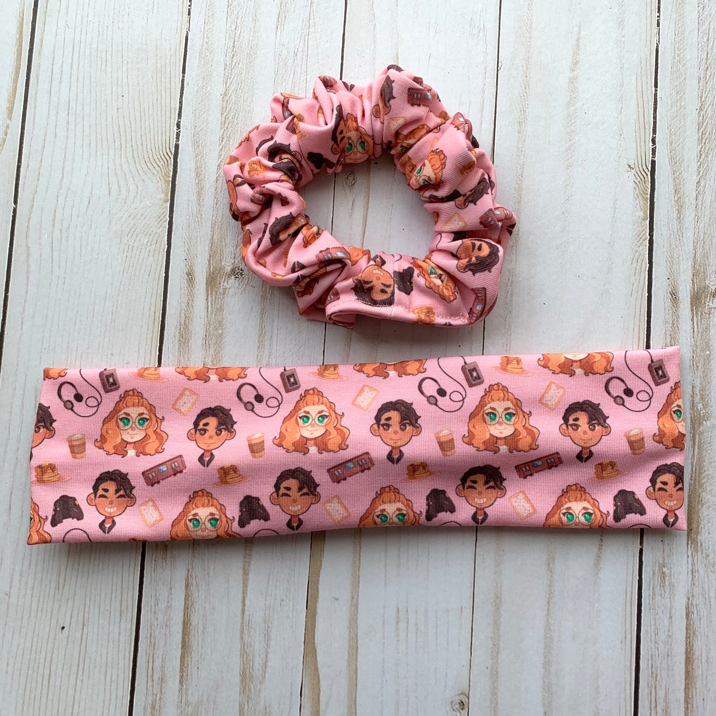 Jane and August OLS - Faux Knot Headband & Scrunchies