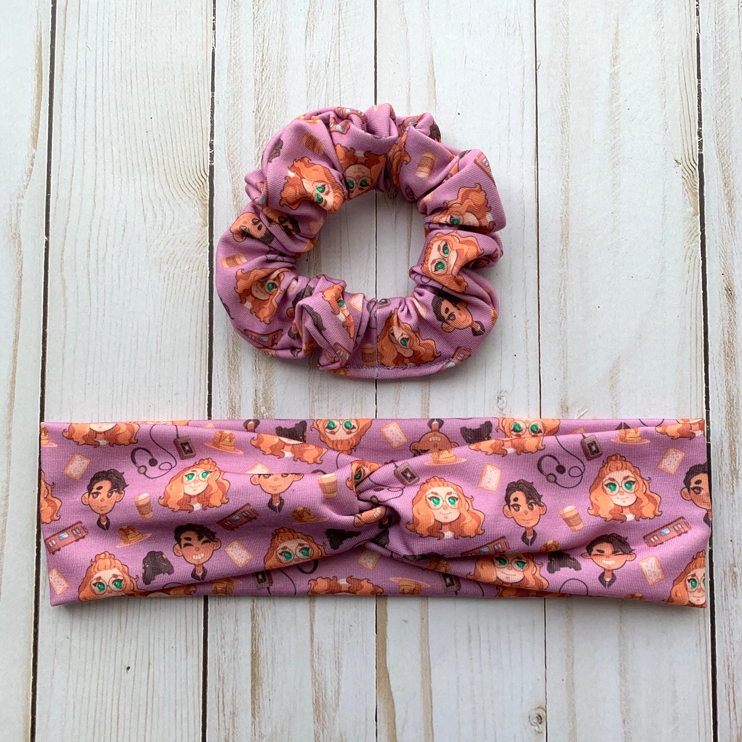 Jane and August OLS - Faux Knot Headband & Scrunchies