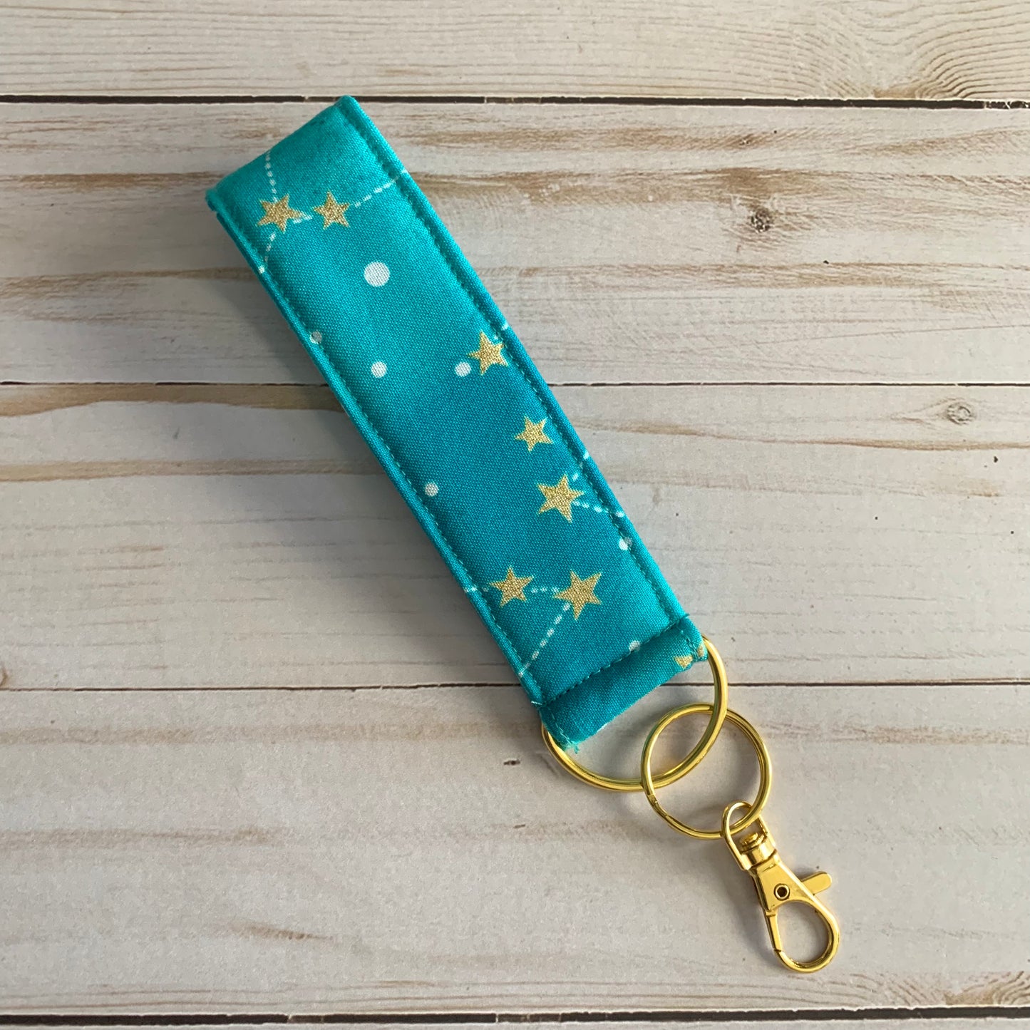 Glitter Constellations - Wristlet Keychain
