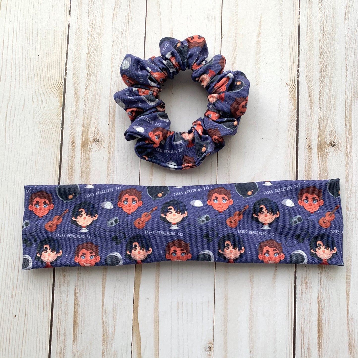 Tasks Remaining TDOU - Faux Knot Headband & Scrunchies