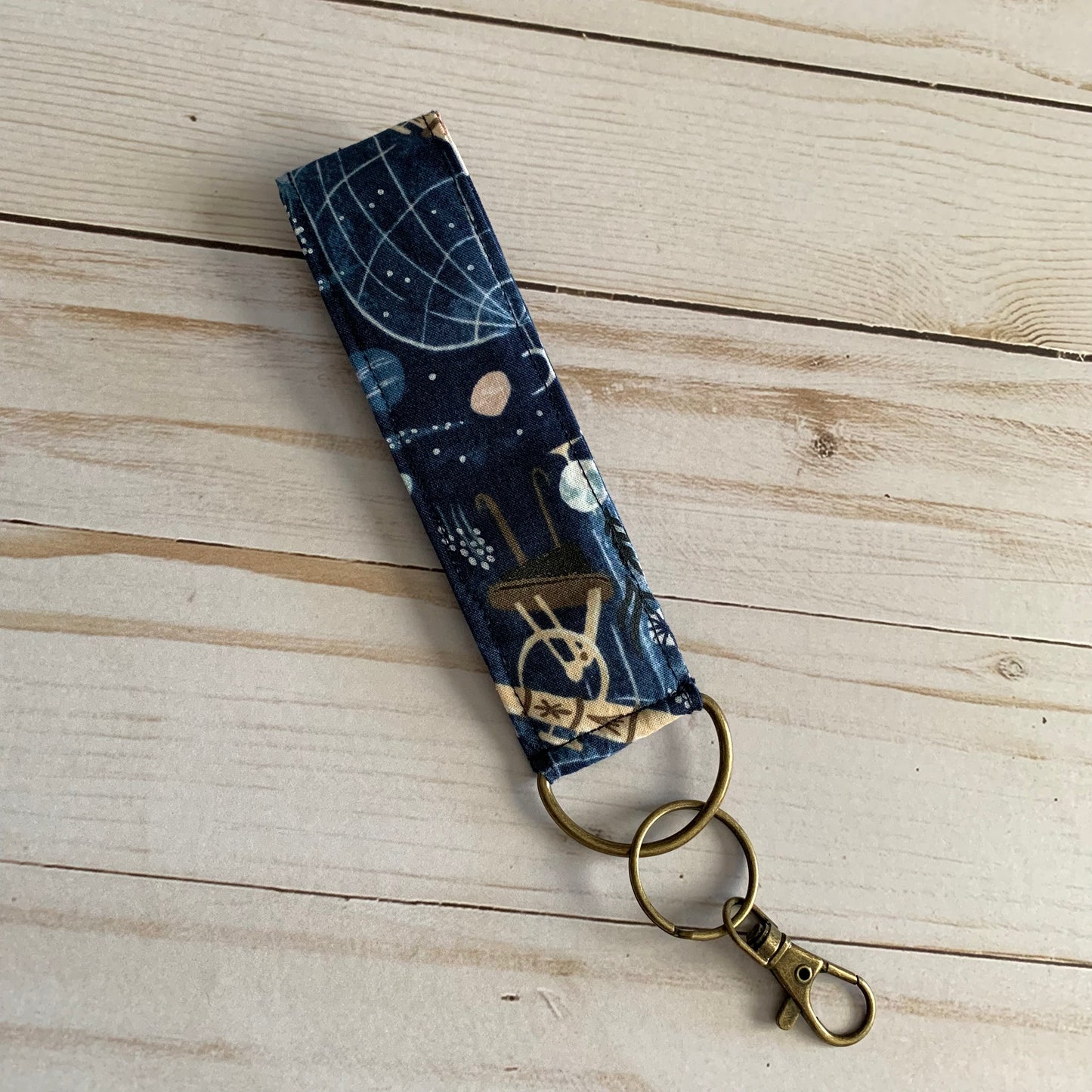 Star Gazing Fox - Wristlet Keychain