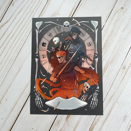 Gideon & Harrow Tarot - Gideon the Ninth 5.25x7.25 Art Print