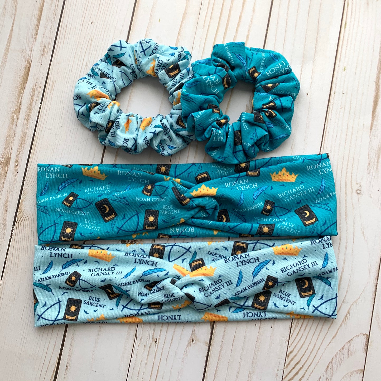 Raven Boys TRC - Faux Knot Headband & Scrunchies