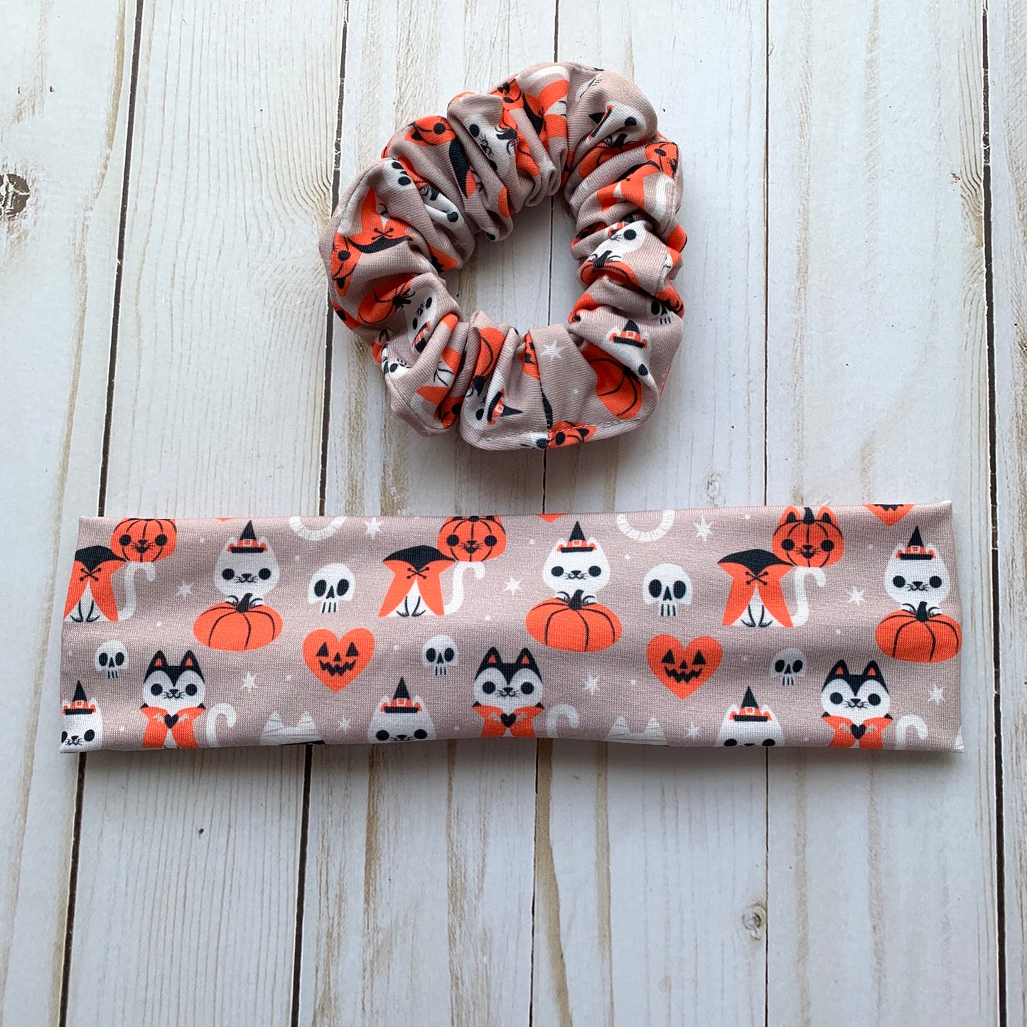 Costume Kitties - Faux Knot Headband and Scrunchies