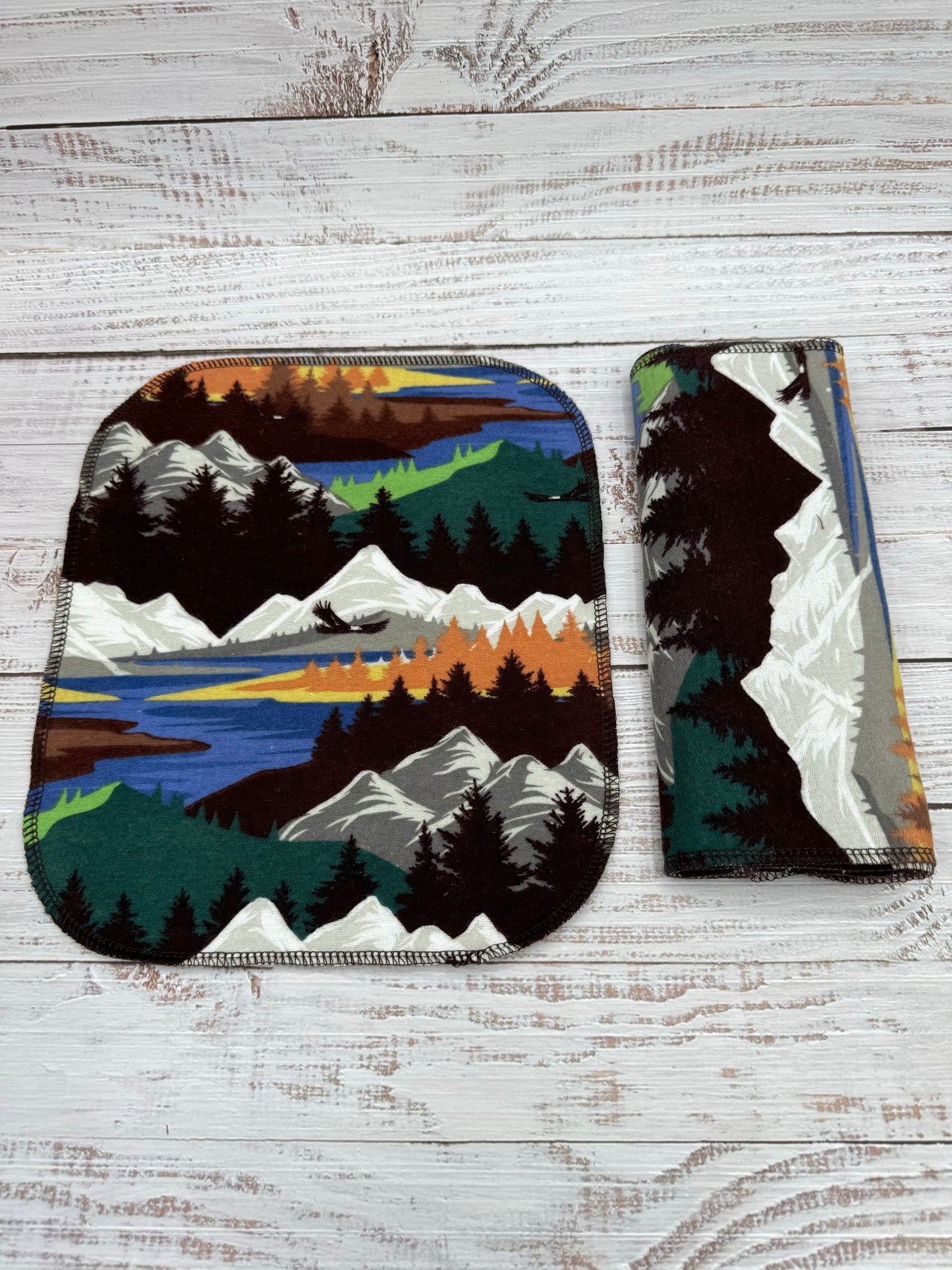 Mountain Range - Reusable Paperless Towels - 6 Pack