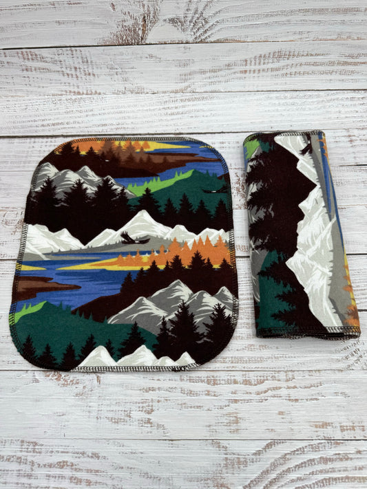 Mountain Range - Reusable Paperless Towels - 6 Pack