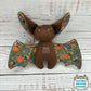 Teal Autumn Bat Plush